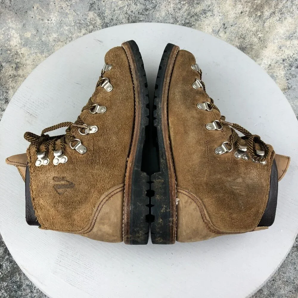 Vasque VTG Men's Size 5.5M Brown Genuine Leather Mountaineering Hiking Boots